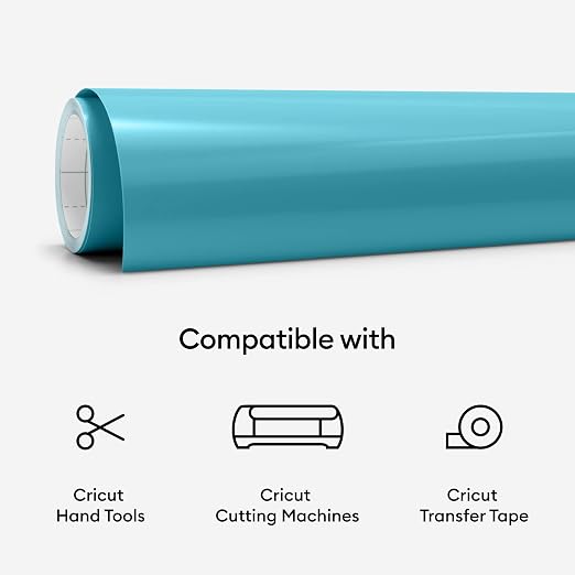 Cricut Cold-Activated, Color-Changing Vinyl – Turquoise/Purple, 2ft Roll of - Image 9