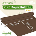 PerkHomy Coffee Kraft Paper Roll 36" x 3 - Image 2