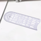 Geometric Drawing Ruler Accident Symbols Drawing Template Measuring - Image 8