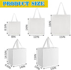 Silkfly Cotton Tote Bags Bulk for Tie Dying Bohemia Tie Dye Blank Grocery - Image 3