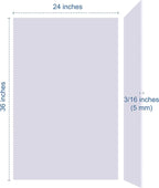 Foam Board 24 x 36 x 3/16", Foam Core Board Sheets, Acid Free Foamboard - Image 4