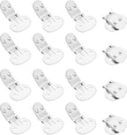 Stainless Steel Flat Blank Shoe Clips, Flat Blank Shoe Clips Bulk Supplies by YELARXI