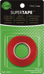 iCraft SuperTape Strong Double Sided Permanent Double-sided Adhesive 1/4" x 6 - Image 2