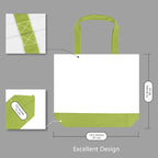 TOPDesign 3-Pack Super Strong Large 12oz Cotton Canvas Tote Bags, Reusable - Image 4