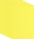 PATIKIL EVA Foam Sheet 10Pcs 12x8 Inch 2mm Thick Yellow | Easy Cutting EVA Foam by PATIKIL