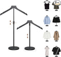 OLV 2 Pack Mannequin Torso, 18-34 Inch Adjustable Shirt Display Stand Black | by OLV
