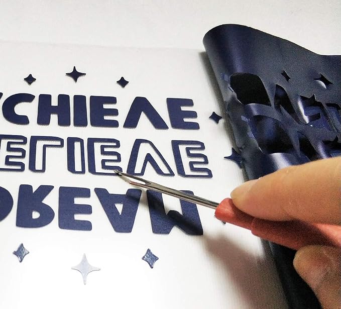 guangyintong Heat Transfer Vinyl Navy Blue HTV Rolls, Glossy Surface HTV Vinyl - Image 5