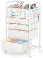 4 Drawer Rolling Storage Cart - Image 9
