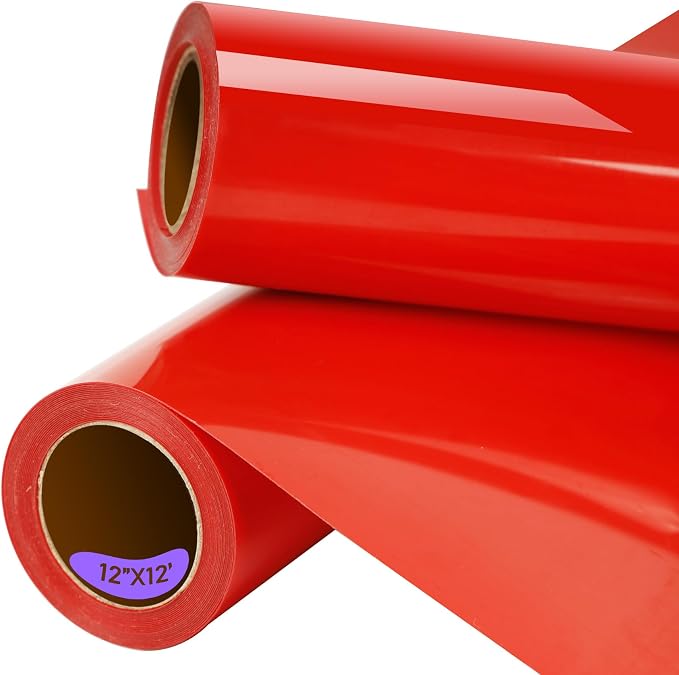 RENLITONG Red Heat Transfer Vinyl by RENLITONG