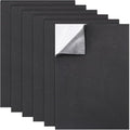 BENECREAT 6 Pcs 5mm Thick Self Adhesive Foam Sheet 8.3x11.8 Inch Black Non-Slip by BENECREAT