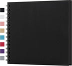 potricher 8 x 8 Inch DIY Scrapbook Album 40 Pages Hardcover Kraft Paper Scrap by potricher