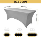 115 2-Pack 8ft Spandex Table Covers - Image 4