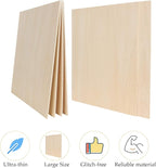 12 Pack Basswood Sheets 1/8 x 12 x 12 Inch Plywood Board, Thin Natural - Image 4