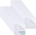 Pangda 100 Pcs 4'' x 4'' Clear Acrylic Sheets Squares Acetate Sheets by Pangda