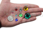 Allstarco 15mm Silver Flat Back Acrylic Round Pearl Cabochons Plastic - Image 2