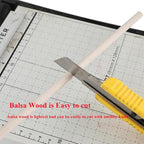 30 Pack Round Wood Dowel Rods 1/4x1/4x12 Inch Balsa Wood Sticks φ1/4 Inch - Image 6