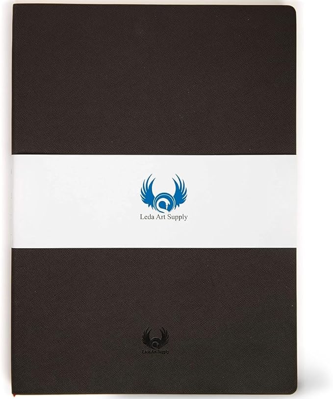 Leda Art Supply Large Sketchbook 160 Pages Softbound Cover Sketchbook by LedaArtSupply