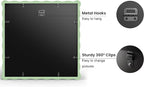 12x12 Picture Frame with Mat for 10x10, Wavy Edge Wooden Real Glass Photo Frame - Image 4