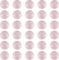 FASHEWELRY 50Pcs Natural Rose Quartz Cabochons Flat Back Gemstone Cabochons by FASHEWELRY