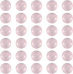 FASHEWELRY 50Pcs Natural Rose Quartz Cabochons Flat Back Gemstone Cabochons by FASHEWELRY