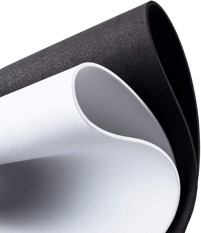 BENECREAT 20 Sheets Black & White A4 EVA Foam - 2mm Thick Craft Foam - Image 5