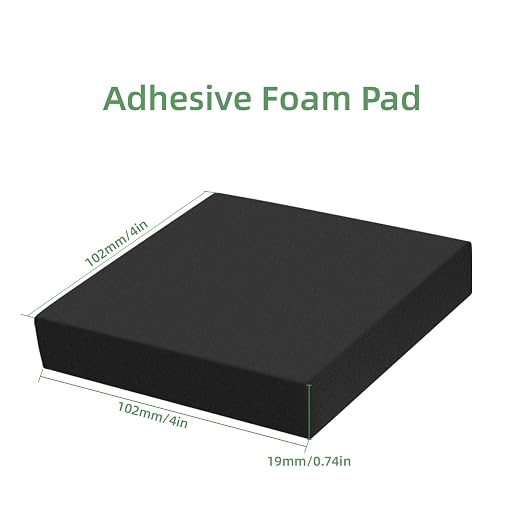 8Pcs Black EVA Foam Pad 4in x 4in x 3/4in High Density Closed Cell Foam Sheet - Image 2
