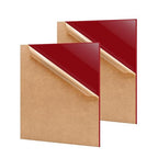 2 Pack 16'' x 20'' Opaque Red Acrylic Sheet, 3mm Thick Acrylic Plastic Sheet by Unknown