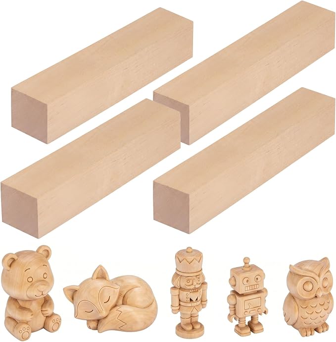 Basswood Carving Blocks by PONGJAWOODITEMSFORCRAFTS