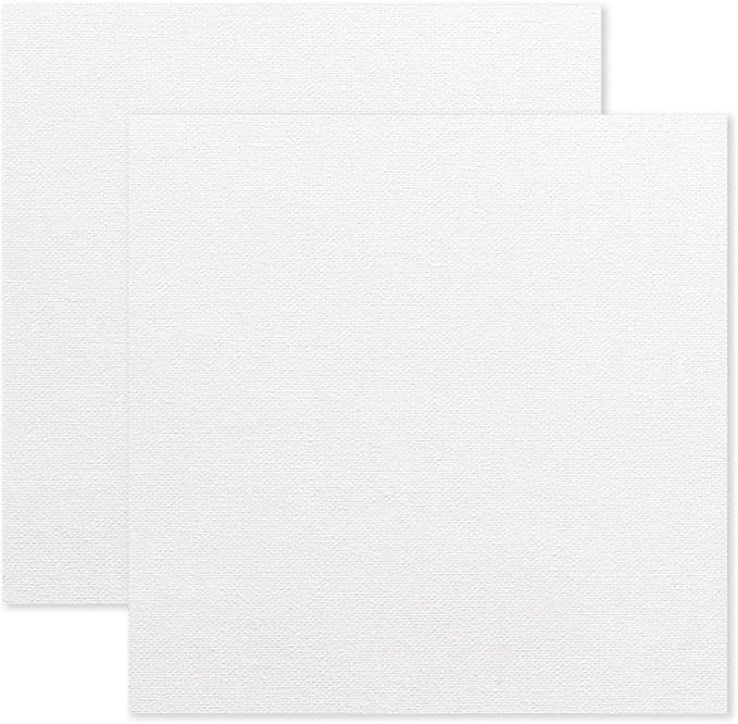 KINGART Stretched White Canvas Set – Square, 48x48 Inch, Triple Gesso Primed – - Image 2
