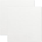 KINGART Stretched White Canvas Set – Square, 48x48 Inch, Triple Gesso Primed – - Image 2