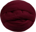 JeogYong Needle Felting Wool, 17.64oz Wool Roving Chunky Wool Yarn, Wine Red by JeogYong