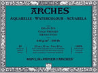 Arches Water Colour Block, 300 lb / 640GSM, Cold Pressed by ARCHES