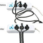 uxcell 11mm Flexible Spiral Cable Wrap Wire Cord Wraps Computer Manage Cord - Image 3