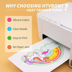 HTVRONT Heat Transfer Paper for Dark Fabric - Image 2