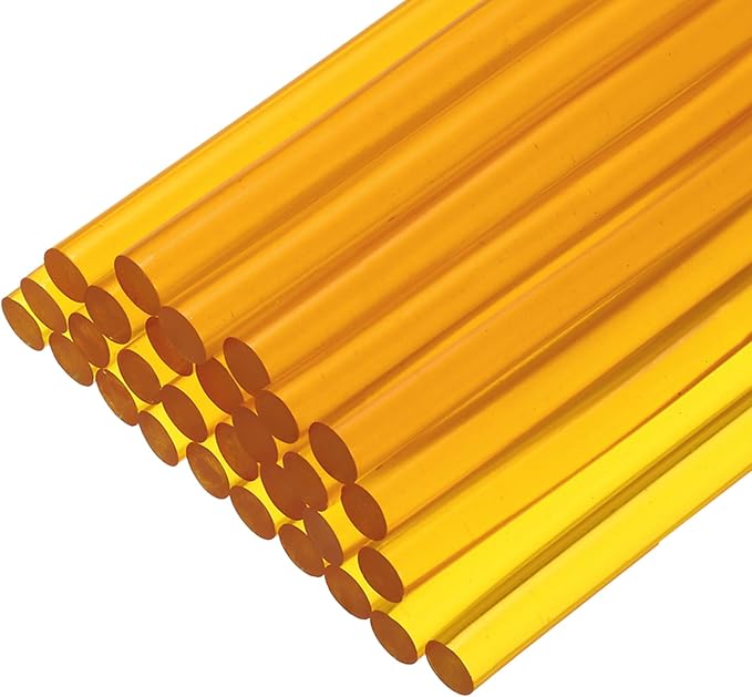 uxcell 30pcs 7mm x 100mm Mini Hot Glue Sticks by uxcell