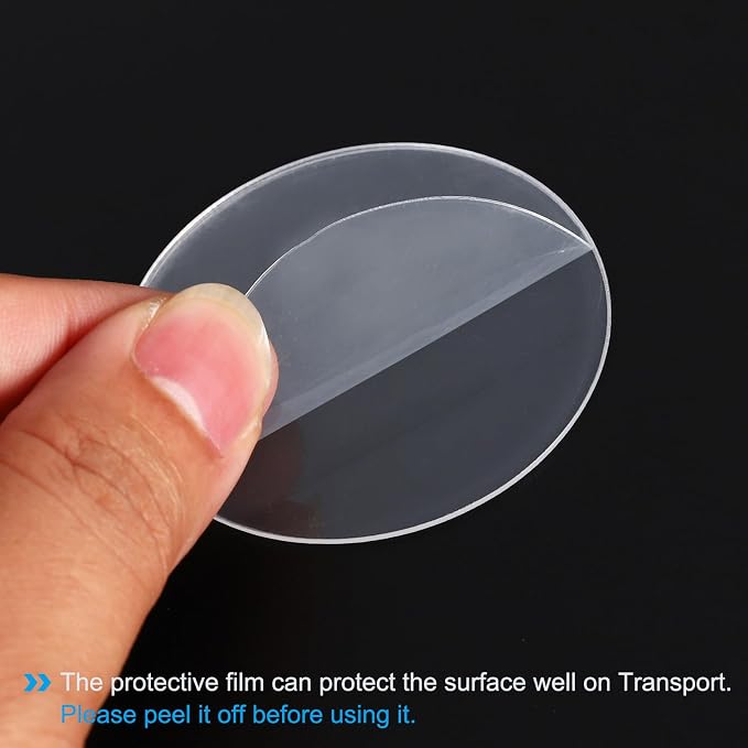 PATIKIL 2" Dia. Acrylic Circles, 30 Pack Round Clear Plastic Sheet Ornament - Image 4