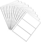 3 Pockets Paper Money Collection Supplies Pages 10 Sheets Money Page Holder | by Jomevia