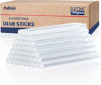 ADHES Hi-Temp Mini Hot Glue Sticks, 100 Pack, 0.27 Inch x 4 Inch, Full Size by ADHESTAPEPERSUITOFPERFECTION