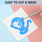 12'' x 42Ft Glossy Blue Permanent Vinyl Roll - Image 3