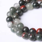 4mm 90pcs Natural African Bloodstone Beads Round Loose Gemstone Energy Healing - Image 3