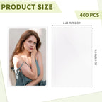 400 Pcs Kpop Photocard Sleeves Holder, 58 x 89 mm, fits 54 x 86 mm and 55 x 85 - Image 2