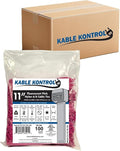 Kable Kontrol Fluorescent Pink Zip Ties 11 Inch 8, 50 Lbs Tensile Strength by KABLEKONTROL%C2%AE