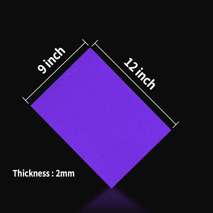 MEARCOOH Purple Foam Sheets Crafts 9x12 Inch 2mm Eva Color Craft Foam Paper - Image 3