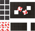 Magnetic Squares Pieces with Adhesive Backing, Self Sticky Magnets by CHUNNIAOUSMARKET