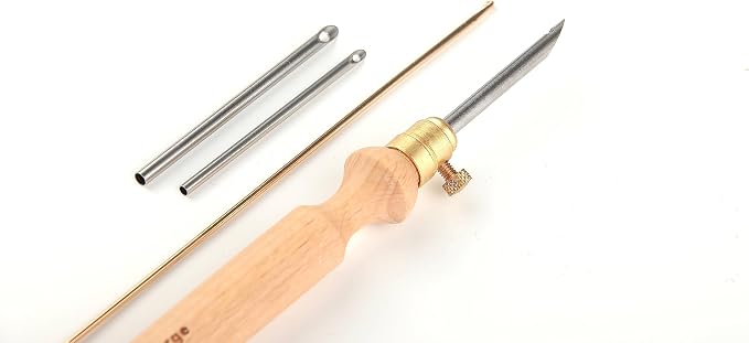 Nurge Premium Quality Punch Needle Kit, 3mm-4mm-5mm Metal Tubes and Wooden - Image 5