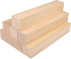 8 Pack Basswood Carving Blocks, Soft and Smooth, Easy Whittling and Carving by GNIEMCKIN