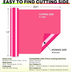 HTVRONT Heat Transfer Vinyl Neon Yellow HTV Rolls, Heat Transfer Vinyl - Image 7