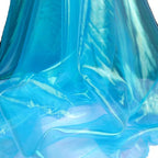 Sky Blue Iridescent Organza Fabric - Image 9