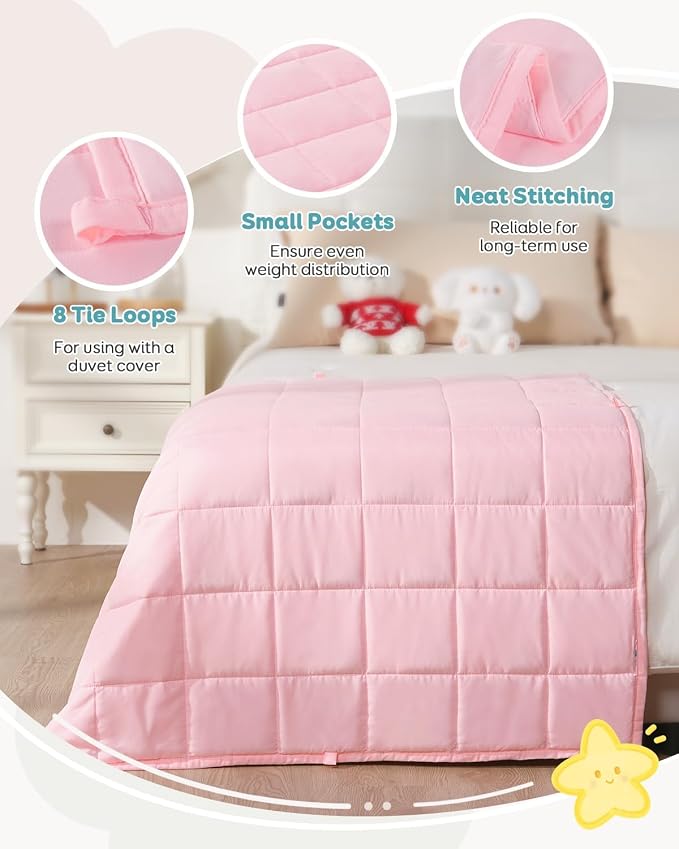 Topblan Weighted Blanket 3 lbs, Small Weighted Blanket 3 Pounds, Mini Heavy - Image 4