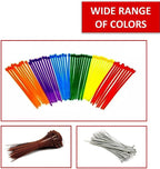 Kable Kontrol Brown Zip Ties 8 Inch 100 Pcs, 50 Lbs Tensile Strength, - Image 5